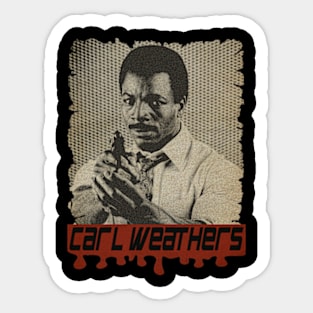 Carl-Weathers Vintage Sticker